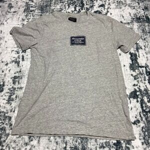 Abercrombie Fitch Mens Gray T Shirt Crew Neck Short Sleeve Casual Size M